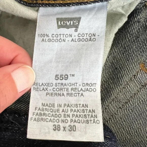 Levi’s 559 Relaxed Straight Fit Jeans in Range Men’s Size 38x30 - Picture 9 of 10